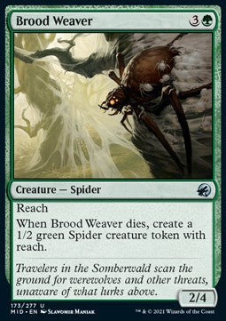 Brood Weaver⁣ - Innistrad: Midnight Hunt⁣ (Uncommon)⁣ [173]