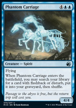 Phantom Carriage⁣ - Innistrad: Midnight Hunt⁣ (Uncommon)⁣ [70]
