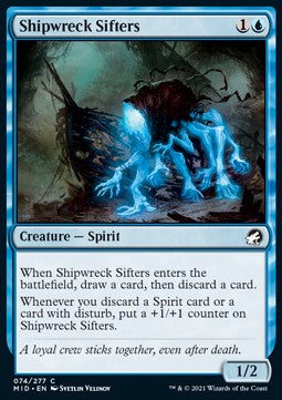 Shipwreck Sifters⁣ - Innistrad: Midnight Hunt⁣ (Common)⁣ [74]
