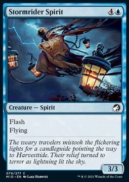 Stormrider Spirit⁣ - Innistrad: Midnight Hunt⁣ (Common)⁣ [79]