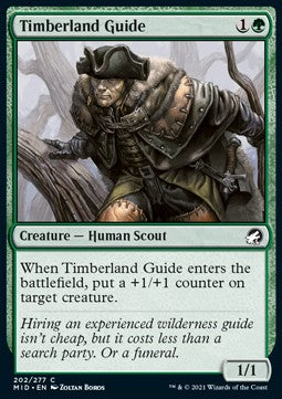 Timberland Guide⁣ - Innistrad: Midnight Hunt⁣ (Common)⁣ [202]