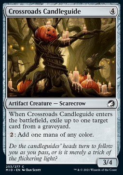 Crossroads Candleguide⁣ - Innistrad: Midnight Hunt⁣ (Common)⁣ [253]