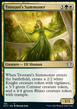 Trostani's Summoner⁣ - Commander: Innistrad: Midnight Hunt⁣ (Uncommon)⁣ [156]