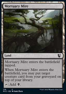 Mortuary Mire⁣ - Commander: Innistrad: Midnight Hunt⁣ (Common)⁣ [176]