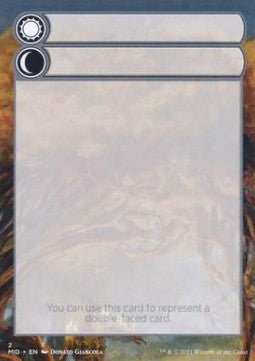 Double-Faced Helper Card (V.2)⁣ - Innistrad: Midnight Hunt: Extras⁣ (Tip Card)⁣ [F2]