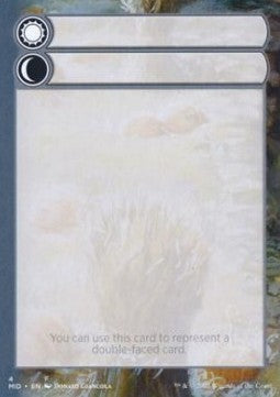 Double-Faced Helper Card (V.4) - Innistrad: Midnight Hunt: Extras (Tip Card) [XMID-F4]