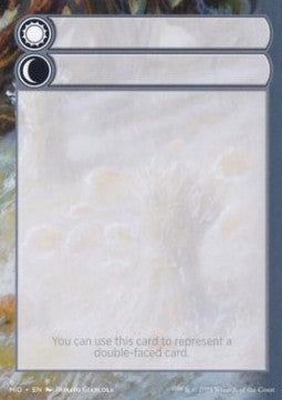 Double-Faced Helper Card (V.6)⁣ - Innistrad: Midnight Hunt: Extras⁣ (Tip Card)⁣ [F6]