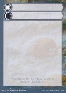 Double-Faced Helper Card (V.7)⁣ - Innistrad: Midnight Hunt: Extras⁣ (Tip Card)⁣ [F7]