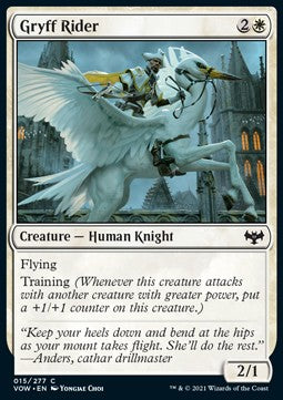 Gryff Rider⁣ - Innistrad: Crimson Vow⁣ (Common)⁣ [15]