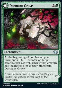 Dormant Grove // Gnarled Grovestrider⁣ - Innistrad: Crimson Vow⁣ (Uncommon)⁣ [198]