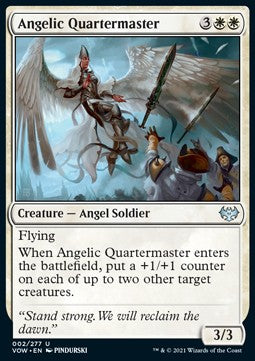 Angelic Quartermaster⁣ - Innistrad: Crimson Vow⁣ (Uncommon)⁣ [2]
