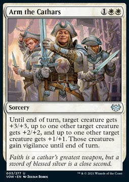 Arm the Cathars⁣ - Innistrad: Crimson Vow⁣ (Uncommon)⁣ [3]