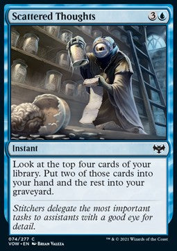 Scattered Thoughts⁣ - Innistrad: Crimson Vow⁣ (Common)⁣ [74]