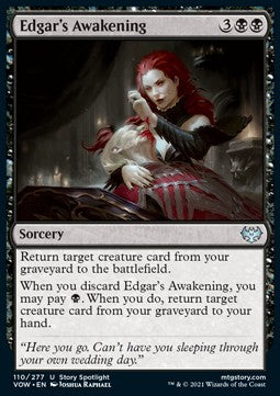 Edgar's Awakening⁣ - Innistrad: Crimson Vow⁣ (Uncommon)⁣ [110]