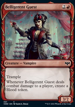 Belligerent Guest⁣ - Innistrad: Crimson Vow: Extras⁣ (Common)⁣ [301]