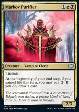 Markov Purifier⁣ - Innistrad: Crimson Vow⁣ (Uncommon)⁣ [241]