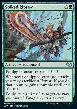 Spiked Ripsaw⁣ - Innistrad: Crimson Vow⁣ (Uncommon)⁣ [220]