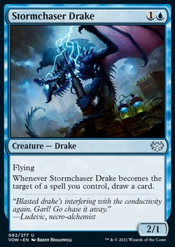 Stormchaser Drake⁣ - Innistrad: Crimson Vow⁣ (Uncommon)⁣ [82]