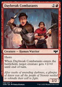 Daybreak Combatants⁣ - Innistrad: Crimson Vow⁣ (Common)⁣ [153]