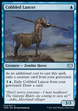 Cobbled Lancer⁣ - Innistrad: Crimson Vow⁣ (Uncommon)⁣ [52]