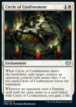 Circle of Confinement⁣ - Innistrad: Crimson Vow⁣ (Uncommon)⁣ [7]