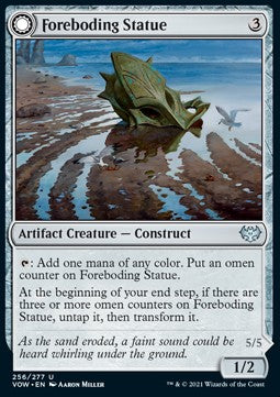 Foreboding Statue // Forsaken Thresher⁣ - Innistrad: Crimson Vow⁣ (Uncommon)⁣ [256]