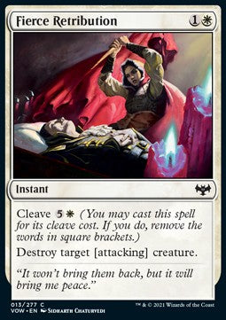 Fierce Retribution⁣ - Innistrad: Crimson Vow⁣ (Common)⁣ [13]