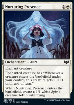 Nurturing Presence⁣ - Innistrad: Crimson Vow⁣ (Common)⁣ [26]