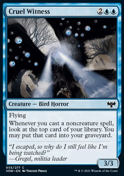 Cruel Witness⁣ - Innistrad: Crimson Vow⁣ (Common)⁣ [55]