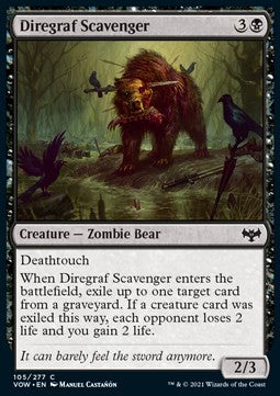 Diregraf Scavenger⁣ - Innistrad: Crimson Vow⁣ (Common)⁣ [105]