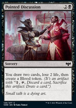 Pointed Discussion⁣ - Innistrad: Crimson Vow⁣ (Common)⁣ [126]