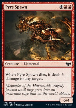 Pyre Spawn⁣ - Innistrad: Crimson Vow⁣ (Common)⁣ [173]