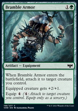 Bramble Armor⁣ - Innistrad: Crimson Vow⁣ (Common)⁣ [188]