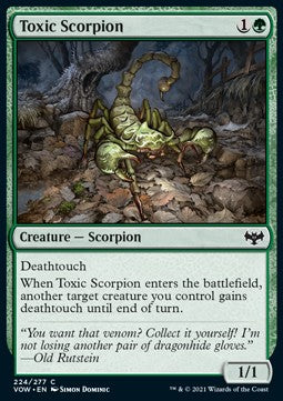 Toxic Scorpion⁣ - Innistrad: Crimson Vow⁣ (Common)⁣ [224]