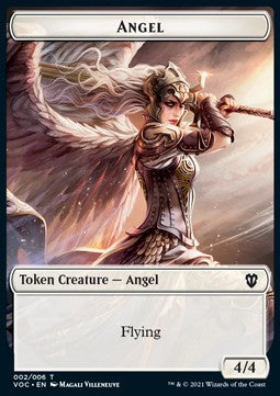 Angel Token (W 4/4) // Clue Token⁣ - Commander: Innistrad: Crimson Vow⁣ (Token)⁣ [T 2/5]