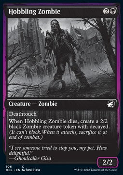 Hobbling Zombie⁣ - Innistrad: Double Feature⁣ (Common)⁣ [106]