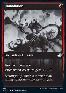 Immolation⁣ - Innistrad: Double Feature⁣ (Common)⁣ [144]