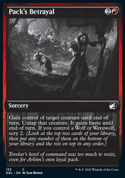 Pack's Betrayal - Innistrad: Double Feature (Common) [DBL-153]
