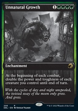 Unnatural Growth - Innistrad: Double Feature (Rare) [DBL-206]