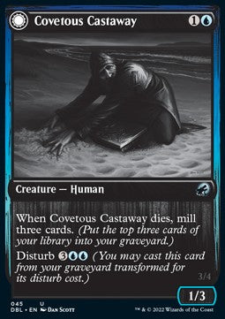 Covetous Castaway // Ghostly Castigator - Innistrad: Double Feature (Uncommon) [DBL-45]