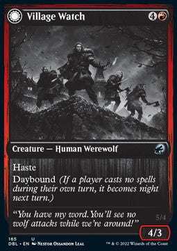 Village Watch // Village Reavers⁣ - Innistrad: Double Feature⁣ (Uncommon)⁣ [165]