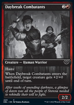 Daybreak Combatants - Innistrad: Double Feature (Common) [DBL-420]