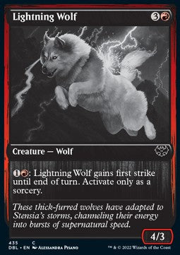 Lightning Wolf⁣ - Innistrad: Double Feature⁣ (Common)⁣ [435]