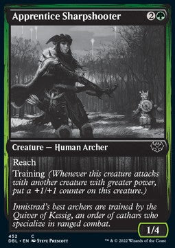 Apprentice Sharpshooter⁣ - Innistrad: Double Feature⁣ (Common)⁣ [452]
