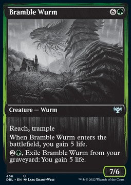 Bramble Wurm⁣ - Innistrad: Double Feature⁣ (Uncommon)⁣ [456]