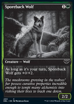 Sporeback Wolf⁣ - Innistrad: Double Feature⁣ (Common)⁣ [490]