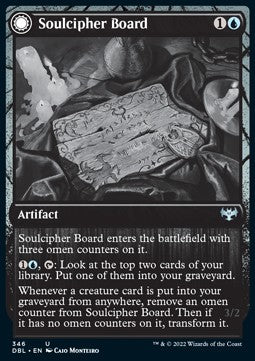 Soulcipher Board // Cipherbound Spirit⁣ - Innistrad: Double Feature⁣ (Uncommon)⁣ [346]