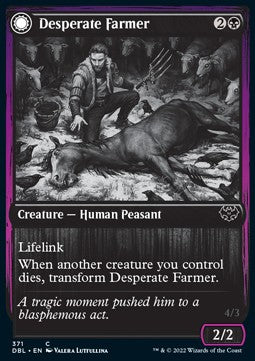 Desperate Farmer // Depraved Harvester - Innistrad: Double Feature (Common) [DBL-371]