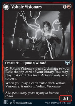 Voltaic Visionary // Volt-Charged Berserker - Innistrad: Double Feature (Uncommon) [DBL-450]