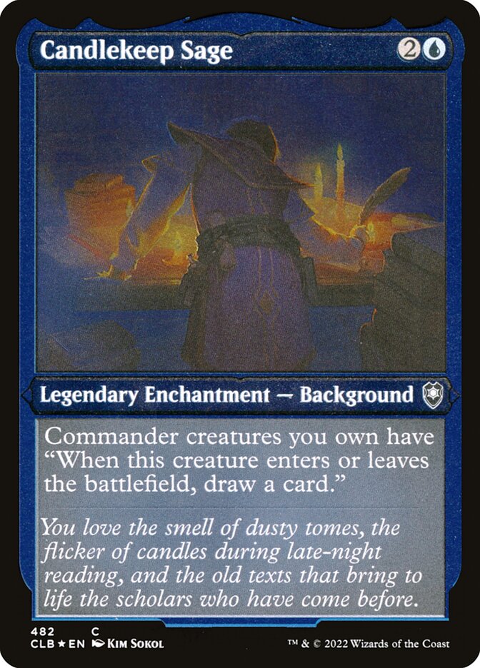 Candlekeep Sage - Commander Legends: Battle for Baldur's Gate